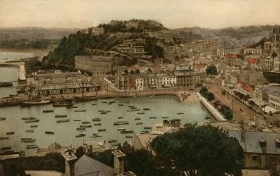 Torquay a Vane Hillről, 1930.