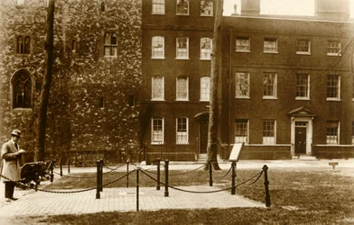Londoni Tower. Az Scaffold Site, c1910.