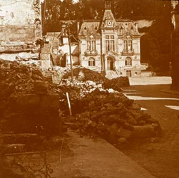 Városháza, Chateau Thierry, Franciaország, 1914-c1918