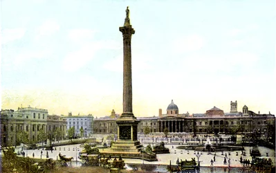 Trafalgar Square és Nelsons oszlop, London, 20. század