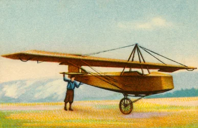 Vitorlázórepülő oktató a Grunau Vitorlázó Iskolában, Németországban, 1932.