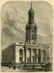 Szentháromság-templom, Albany utca, 1876.