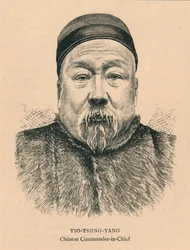 Tso-Tsung-Tang kínai főparancsnok, 19. század vége.