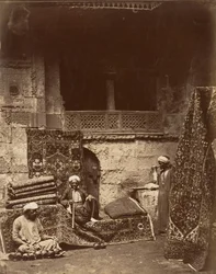 Török Szőnyeg Bazár, Kairó, kb. 1880.