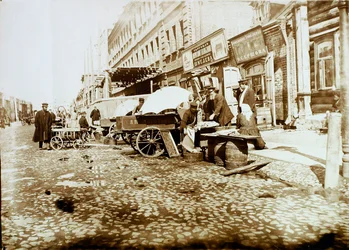Tverszkaja-Jamszkaja utca, Moszkva, Oroszország, 1911