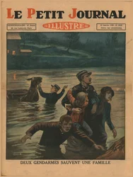 Két rendőr megment egy családot, 1930.