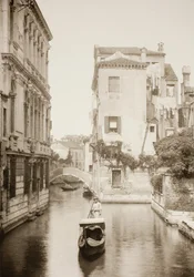 Cím nélkül II 8, c. 1890. [Gondola a csatornán, Velence].