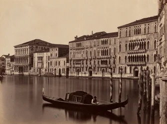Névtelen velencei gondola, 19. század vége.