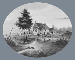 Vechte ház Gowannusban, Brooklynban, New York államban, 1865.
