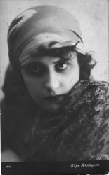 Vera Kholodnaya, orosz némafilm-színésznő, 1916