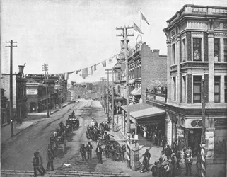 Victoria, British Columbia, Kanada, 1900.