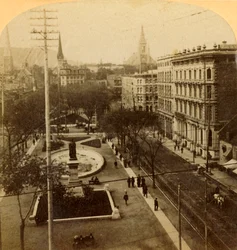 Victoria Square, Montreal, Kanada, 1904.