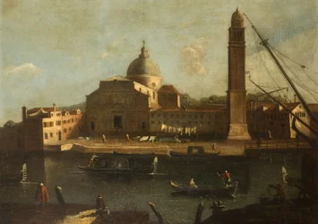 Kilátás Velencére - Az Il Redentore templom, 1700-1800.