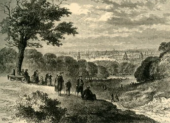 Kilátás a One-Tree Hillről, Greenwich Park, 1846, 1878.
