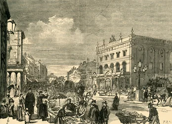 Nézet az új vágásban, 1878.