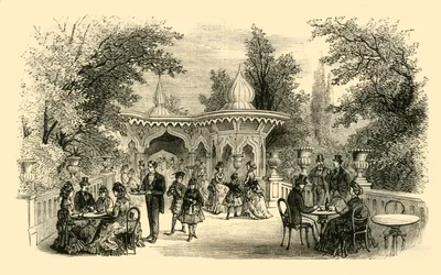Kilátás a Surrey Gardensben, 1878.