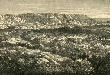 Kilátás a Jordán völgyében, 1890.