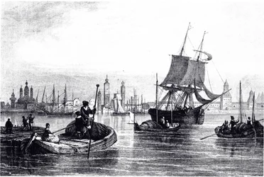 Arhangelszk látképe, 1835