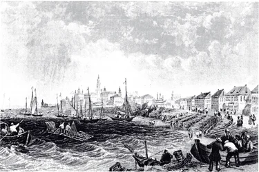 Kostroma látképe, 1835 körül
