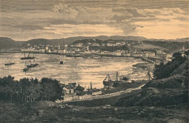 Oban látképe, 19. század vége