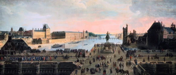Kilátás a Pont Neuf-ra, Párizs, c1635