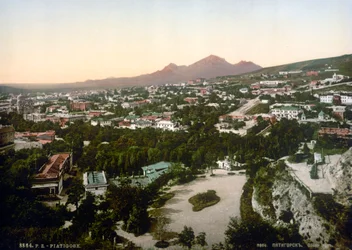 Pjatigorszk kilátása, Oroszország, 1895