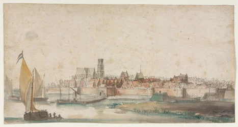 St. Geertruidenberg látképe, 1600-as évek.