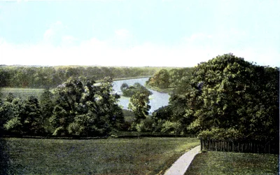 Kilátás a Temzére a Richmond Hillről, London, XX. század
