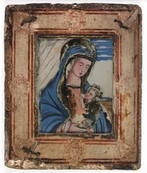 Szűz és gyermek, 16. század.