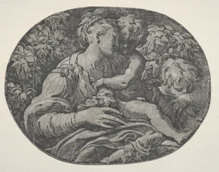Szűz és gyermek Szent Jánossal, 1500-as évek.