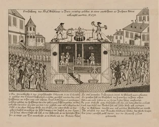 A fejgép bemutatója Párizsban, 1792.