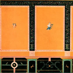 Fali dekoráció, Pompeii, Olaszország, 1928.