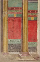 Falfestmény P. Fannius Synistor villájának F szobájából Boscoreale-ben, kb. Kr.e. 50-40
