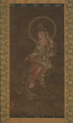 Víz-Hold Avalokiteshvara, 14. század.