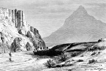 Web El-Halluf, Figuig közelében, Marokkó, 1895