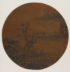 Homokpadra ereszkedő vadludak, esetleg Ming-dinasztia, 1368-1644.