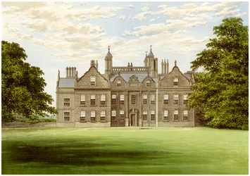 Willesley Hall, Derbyshire, Loudoun gróf otthona, 1880