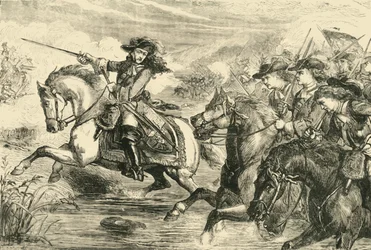 Vilmos III. A Boyne-i csatában, 1690, 1890.