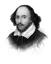 William Shakespeare angol költő és drámaíró, 1850