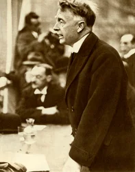 William Thomas Cosgrave beszédet mond, Dublin, Írország, 1922, 1935.