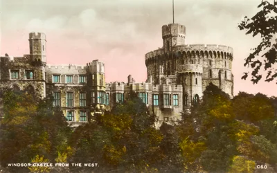 Windsori kastély nyugatról, 1935.