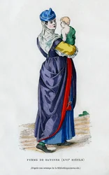 A franciaországi Bayonne-i nő, 16. század 1882-1884