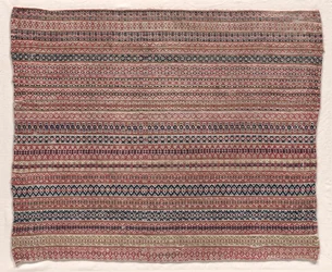 Szövött gyapjútextil, 19. század eleje.