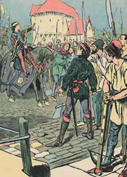 Richard fiatal király elfojtja a lázadást, 1907