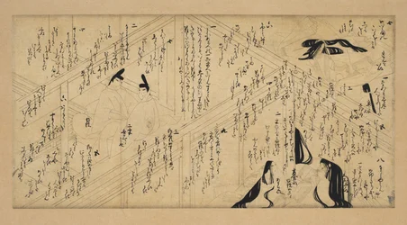 Yutokoro Story Képtekercs, 1336-92.