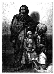 Zanzibár arab család, 1890