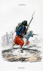 Zouaves, francia hadsereg Algériában