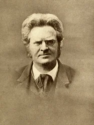 Bjornstjerne Martinius Bjornson (1832-1910) (bw photo)