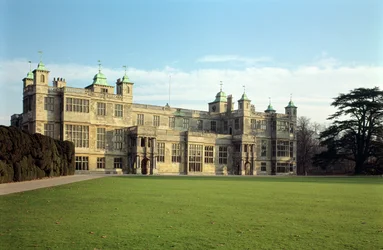 Külső kilátás északnyugatról, Audley End, Essex