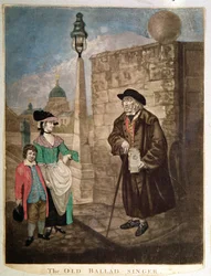 A régi balladaénekes, 1780 körül